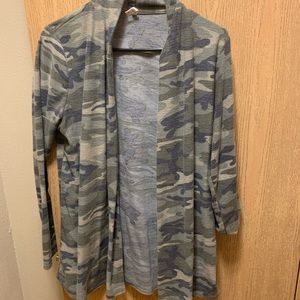 Camo cardigan